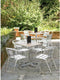 Aluminium Stoelen - Zilver - Stapelbaar - Set van 4