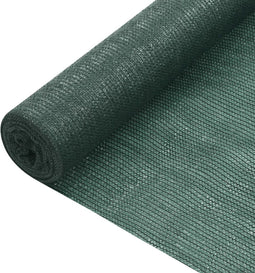 vidaXL - Privacynet - 75 - g/m² - 2x25 - m - HDPE - groen