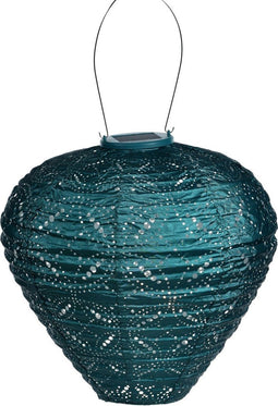 Lumiz Solar Tuinverlichting - Tuinverlichting op zonne energie - Tuinverlichting - Buitenlampjes - Tuinverlichting op zonneenergie - Buitenverlichting - Buitenlamp - Decoratie - Mandela Balloon - 30 cm - Zeeblauw