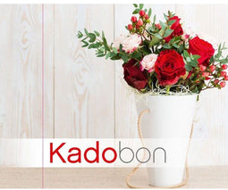 Cadeaubon bedrukt vaas bloemen 25 stuks