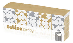 Satino by WEPA - Zakdoek satino prestige 4laags 15x10 vel wit | 15 stuks