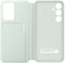Samsung Galaxy S24 FE - Smart View Wallet Case - Kijkvenster en sleep/wake functie - Groen