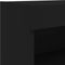 vidaXL - Tv-meubels - met - LED-verlichting - 2 - st - 60x30x30 - cm - zwart