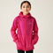 Regatta - Kids Pack It III Opvouwbaar Kinder Regenjack - Donker Roze - Maat 152