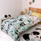 Happy Friday Duvet cover set 2 pieces Panda garden blue 155x220 cm (Single) Blue