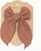 Mrs Ertha Fable haarclip met strik - Rusted