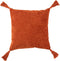 J-Line kussen Kwast Vierkant - katoen - oranje