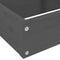 vidaXL - Plantenbak - 4-laags - 80,5x79x36 - cm - massief - grenenhout - grijs