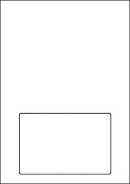 A4 pakbon met verzendlabel 100x150mm 100 vel 15x30mm marge