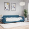 vidaXL - Slaapbank - 80x200 - cm - fluweel - blauw