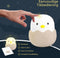 Sleepy Friends Kuikentje - Nachtlampje Kinderen - Dimbaar - USB Oplaadbaar - 95.2 x 97.4 x 100 mm