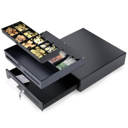 ACROPAQ Kassalade - 41 x 41 cm, Touch-Opening - Zwart - AC420TT