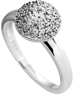 Diamonfire 61.1613.108216 - Dames Ring - Zilver met Diamonfire steen en zirkonia - Wit