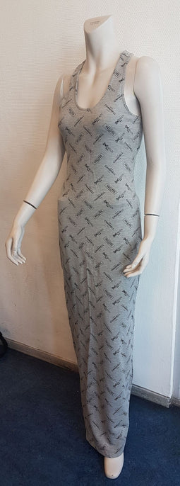 Copy Rite Maxidress - Mouwloos - Ronde hals - Grey melange - XL