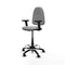 Piqueras y Crespo B2D01RF - Bureaustoel - Hoogteverstelbaar met armleuning - Lichtgrijs