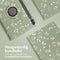 imoshion Tablet Hoes Geschikt voor Samsung Galaxy Tab S9 11.0 inch FE Plus - imoshion 360° Draaibare Design Bookcase 2.0 - Meerkleurig /Green Flowers