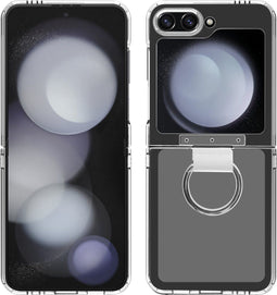 BeHello Samsung Galaxy Flip6 - Hoesje - Magsafe - Clear Case with Ring