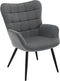 WOLTU Wing Chair, Modern, Relaxstoel, TV-stoel, Comfortabel, Leesstoel, Woonkamer, Fauteuil,