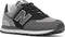 New Balance 574 - Dames Sneakers - Suède met mesh - Grijs - Zwart (2021) - Maat 38
