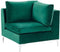 EVJA - Hoekbank 6-zits - Groen - Linkerzijde - 300 cm - Fluweel