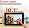 AyeWay Digitale Fotolijst - 10,1 Inch - Wifi - Touchscreen - Frameo App - Zwart