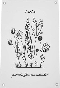 Housevitamin - Tuinposter 'Flowers' (40x60cm)