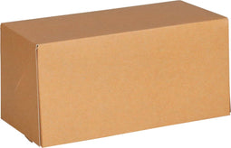 Gebaksdoos | karton | 18x10x9cm | zonder venster | bruin | 100 stuks