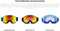 SINNER AURA - Skibril - Incl EXTRA LENS - Matte White