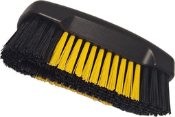 Nagel- en schrobborstel 5 x 12 cm ergonomisch Geel/Zwart