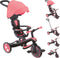 Globber Explorer Trike - 4in1 driewieler - Verstelbaar zadel en handgreep - Roze