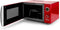 Klarstein Fine Dinesty - Magnetron met grillfunctie - 23L 800W magnetronvermogen 1000W grillvermogen - Rood