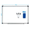 Coast Whiteboard Magnette Table schrijft paneelwandtafel memoboard met aluminium frame 60 x 40 cm