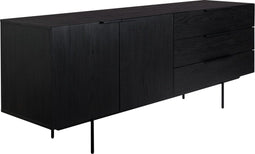 Zuiver Travis Dressoir Eikenhout Zwart