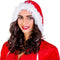 Dressforfun Mrs. Santa Claus - Vrouwenkostuum - Sexy jurkje met kap en pompoms - S
