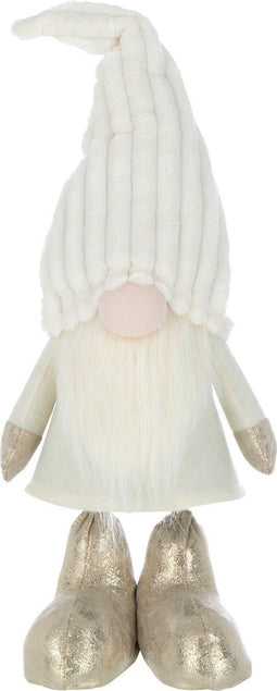 J-Line figuur Kabouter Veren - textiel - beige - large