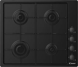 Candy CHW6LBB Zwart Ingebouwd 60 cm Gaskookplaat 4 zone(s)