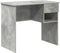 vidaXL - Bureau - met - Opbergruimte - in - Beton - Grijs - 90x49.5x75 - cm - van - Geengineerd - Hout