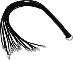 Zweep met stalen uiteinden