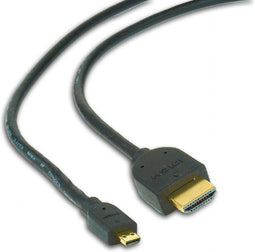 Gembird 4.5m HDMI-M/micro HDMI-M - HDMI kabel - Ondersteunt HDMI 2.0 - Zwart