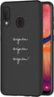 iMoshion Hoesje Geschikt voor Samsung Galaxy A20e Hoesje Siliconen - iMoshion Design hoesje - Zwart / Wijnen Wijnen Wijnen