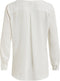 VILA VILUCY LS SHIRT - Doorknoop blouse - V-hals - M