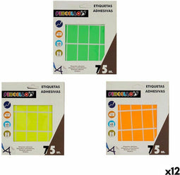Klevende etiketten Rechthoekig 25 x 45 mm (12 Stuks)