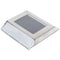 LED solar floor lamp with 2 white LEDs max. 12 lumens, light duration max. 8 hours