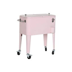 Koelbox Home ESPRIT Roze Staal Polypropyleen 74 x 43 x 80 cm