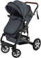 tectake® Mats - 2-in-1 Kinderwagen - Voetenzak Regenhoes Flessenhouder - Antraciet