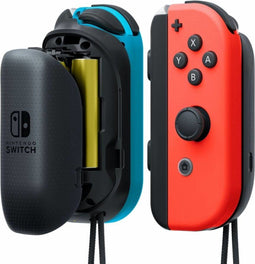Nintendo Switch - Joy-Con AA Battery Pack - Verleng speeltijd met 2 batterijpakketten en 4 AA-batterijen - Grijs/Zwart