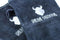 Valhal Outdoor BBQ handschoenen - suede leer, zwart - geborduurd logo - barbecue - VH.GLOVES