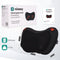 Niceey Shiatsu Massagekussen Nek en Rug - Draadloos - Nekmassage Apparaat - Infrarood Massageapparaat - Massage Kussen - 4 Massageknoppen - Zwart
