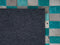 NIKFER - Laagpolig vloerkleed - Turquoise - 140 x 200 cm - Leer