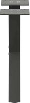 vidaXL - Salontafelpoten - 2 - st - X-vormig - 37x(30-31) - cm - staal - antraciet